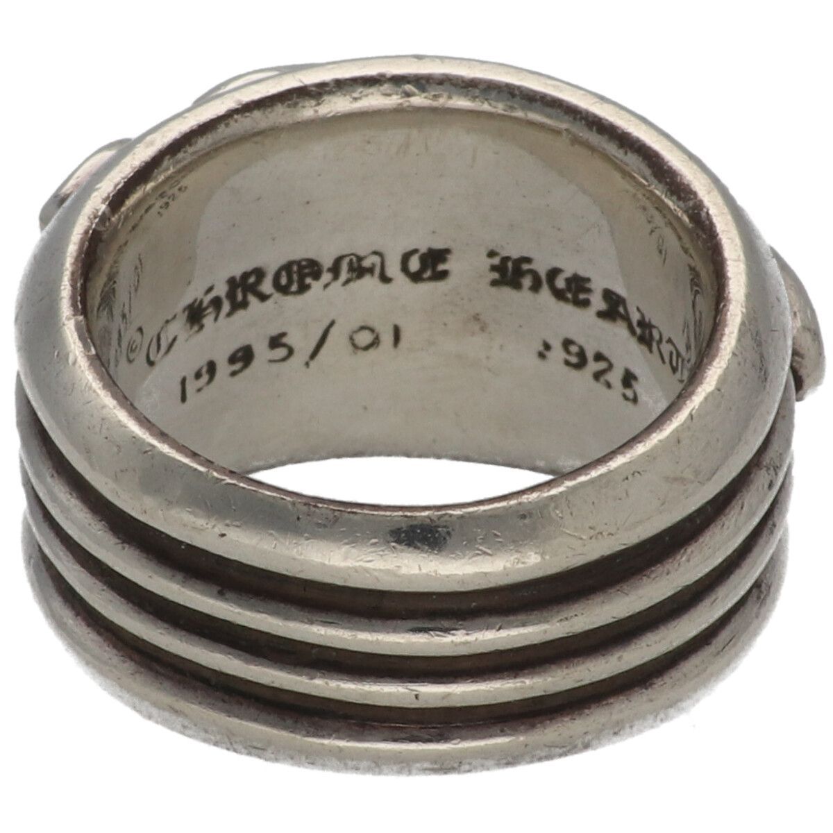 中古】 CHROME HEARTS クロムハーツ ダガーハートリング 24号 SV925 