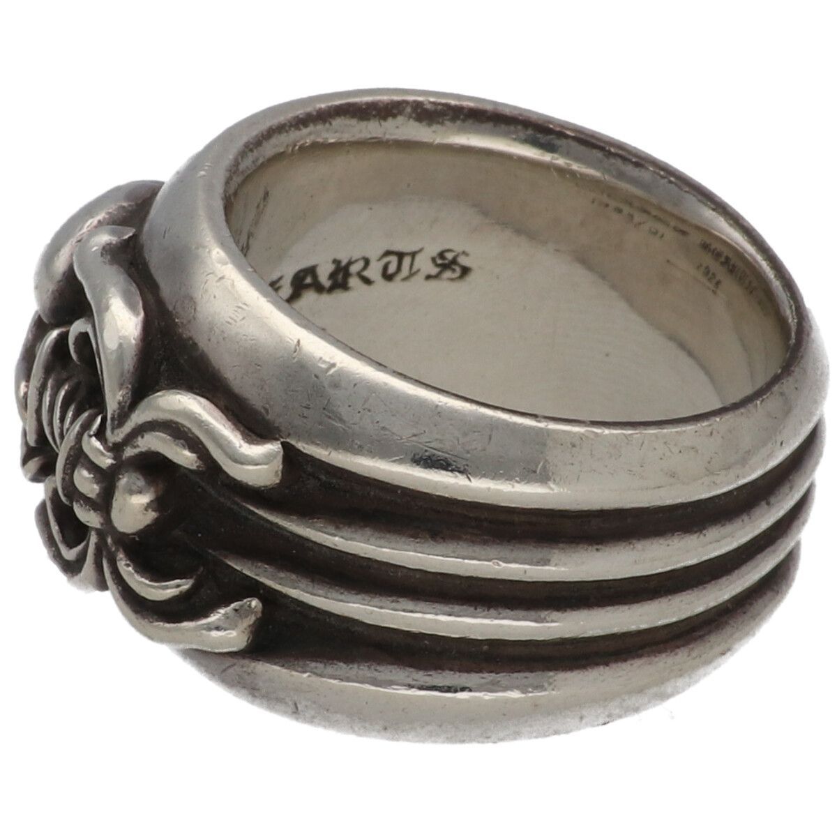 中古】 CHROME HEARTS クロムハーツ ダガーハートリング 24号 SV925 