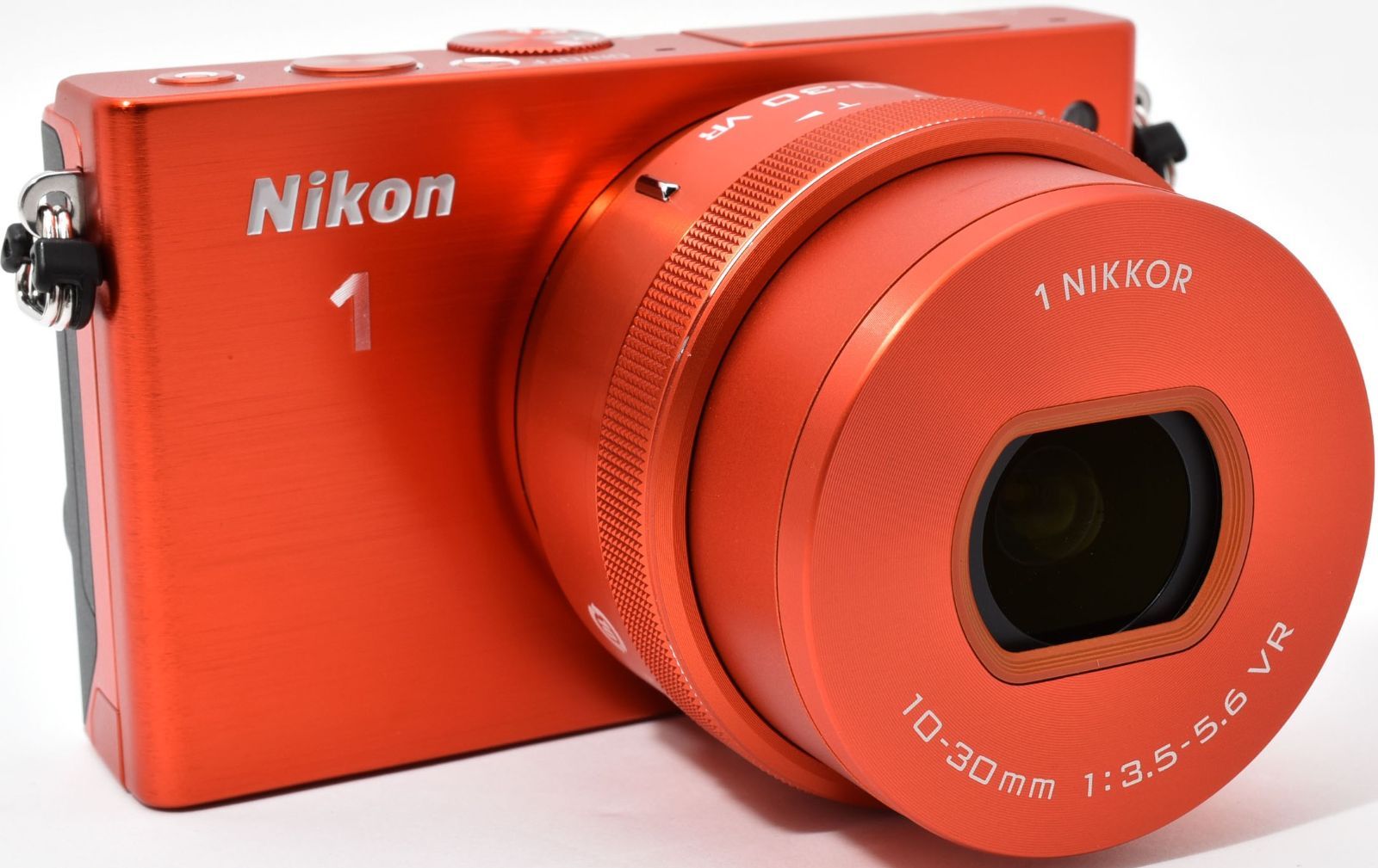 ニコン ミラーレス Nikon 1 J4 レンズキット オレンジ 中古 Wi-Fi搭載