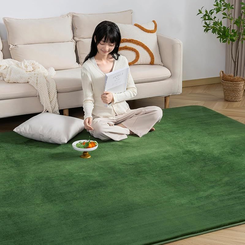 新品】 Keusnix ラグ カーペット 低反発 ラグマット 極厚25mm 絨毯