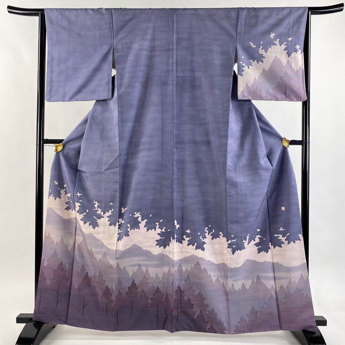 あ*き様 ⭐️牛首紬 手描き友禅 付け下げ訪問着 紋なし あ*き様 ⭐️牛首紬 手描き友禅 付け下げ訪問着 紋なし 牛首