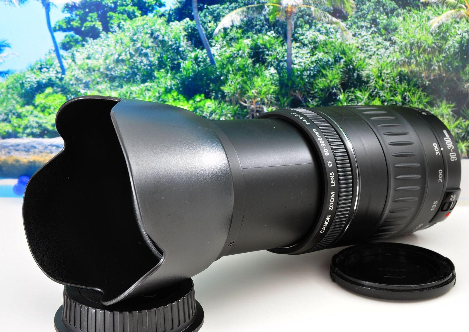 Canon 純正 EF90-300mm F4.5-5.6 フード キャップ付属 一眼レフ用望遠