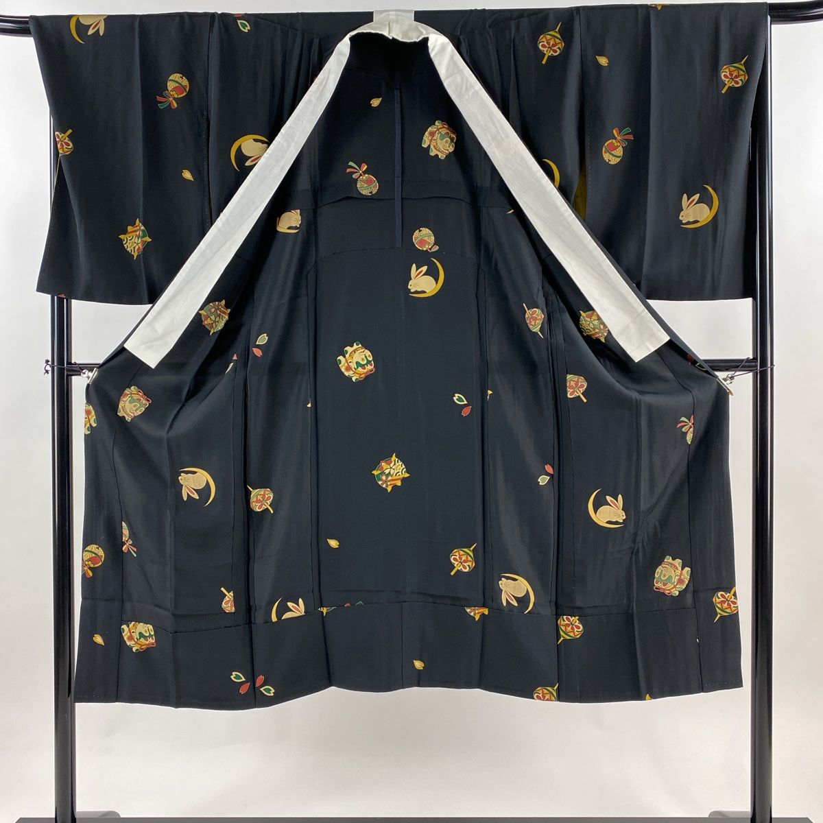 NA525アンティーク子供着物長襦袢付き 正絹 着丈93センチ裄丈45センチ fukufukukimono_vf35157-240308zm