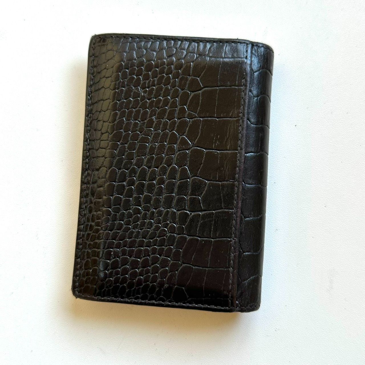 モンブラン Mont Blanc 名刺入れ カードケース クロコ型押し - メルカリ