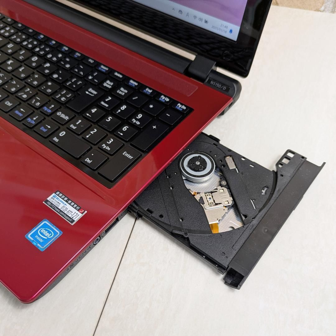 美品☆オフィス付き・爆速SSD/メモリ8GB 販売 Office2021☆初心者OK