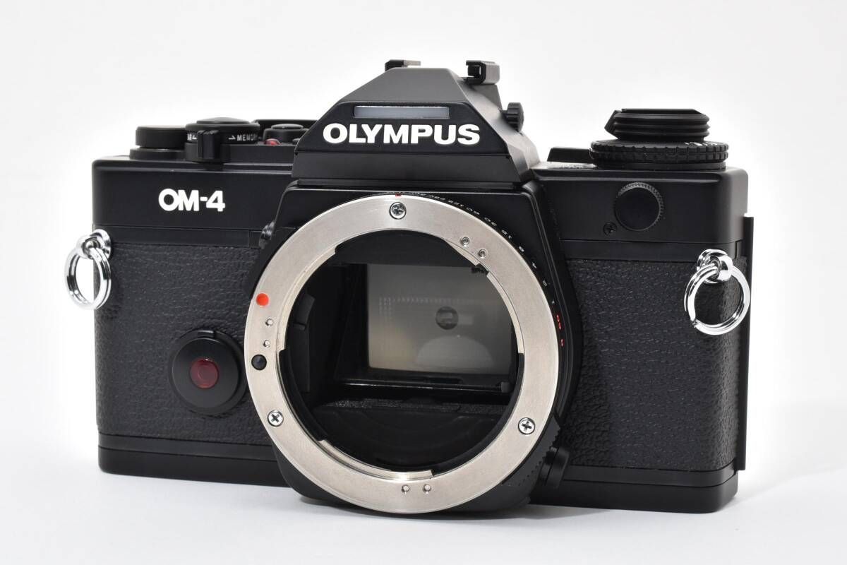 極上美品】中古オリンパスOM4Tiブラックボディーのみ￼ 極上美品】中古