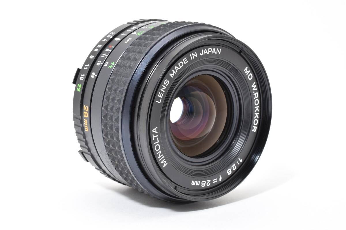 ★極美品★ミノルタ MD W ROKKOR 35mm f2.8 #1255 ☆外観極上品☆ MINOLTA ミノルタ MD W ROKKOR 35mm F2.8 #4841 ☆極上