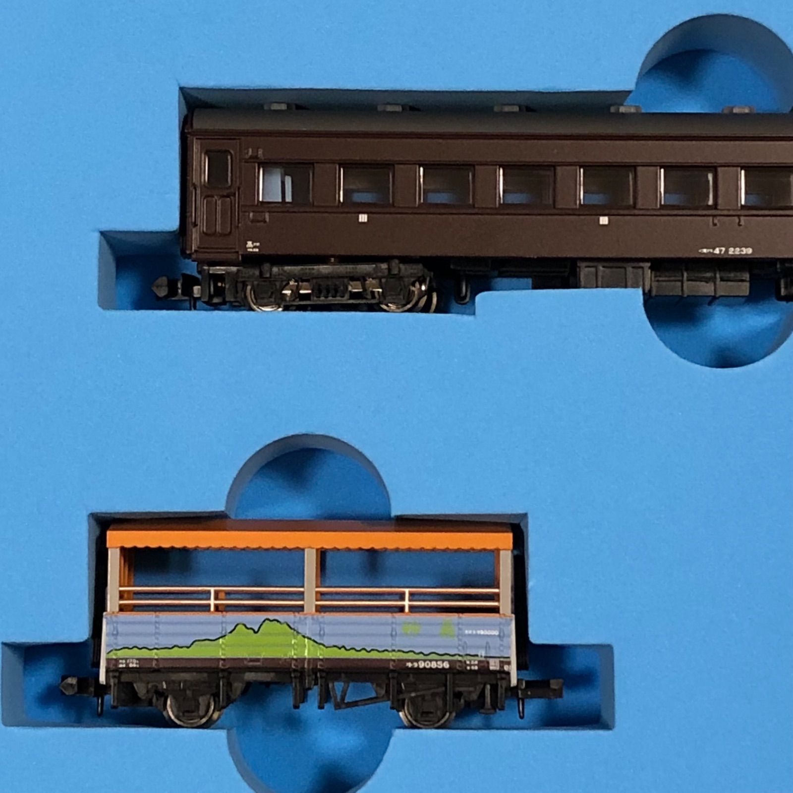 EF55-1 改良品 43系客車 トラ90000 トロッコ列車 7両セット 上越の風を