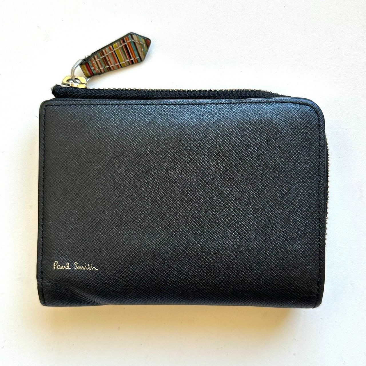 ポールスミス Paul Smith 二つ折り財布 ジップストローグレイン2