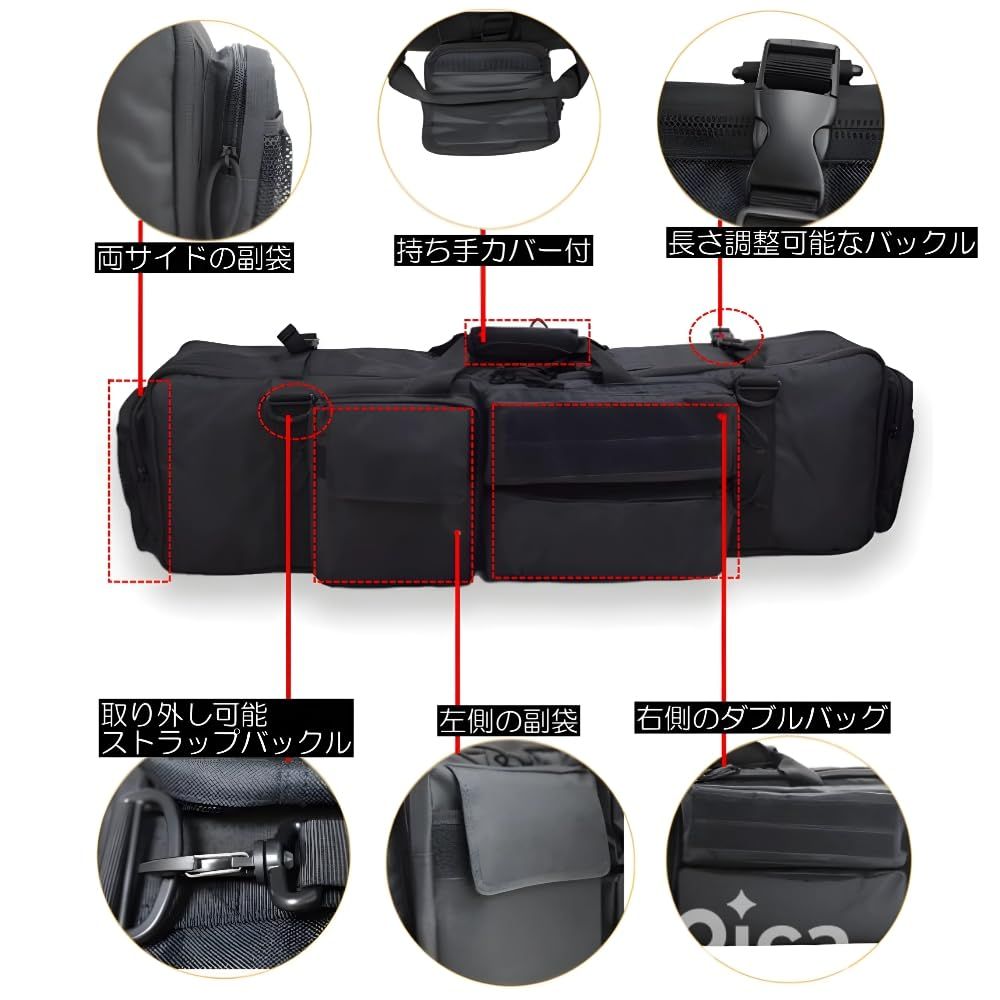 galliano Eden ガンケース 大容量 ライフル ケース ソフト ハンドガン