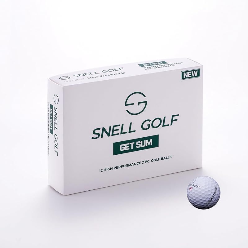 Snell Golf GET SUM （ゲッサム）2024モデル１ダースオンライン限定商品 (ホワイト) 0