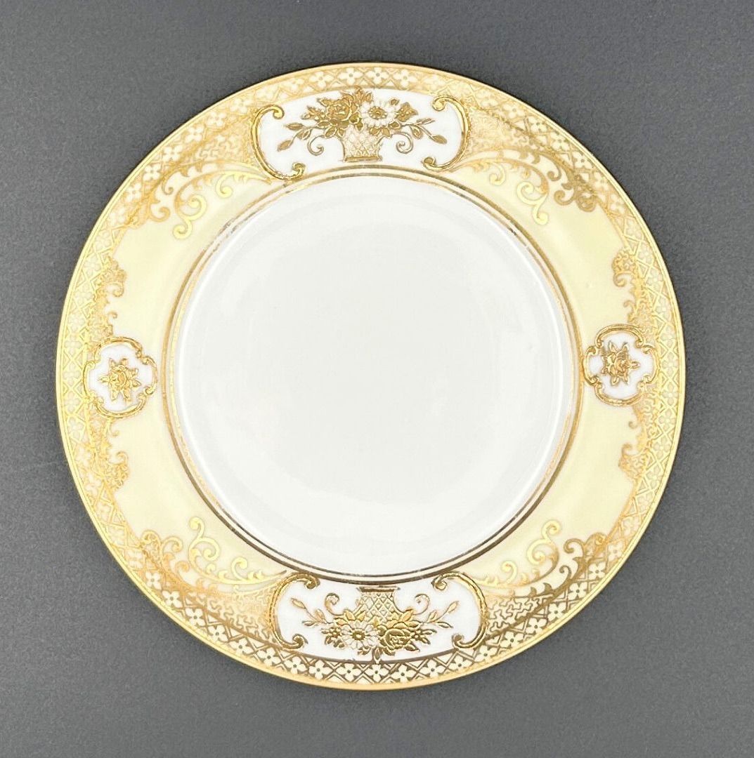 希少】オールドノリタケ（ソーサー＆プレート）マルキ印 里帰り