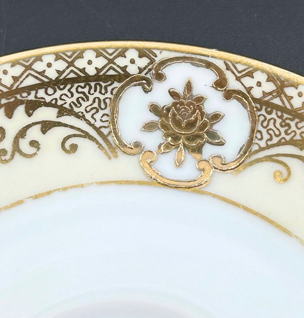 希少】オールドノリタケ（ソーサー＆プレート）マルキ印 里帰り