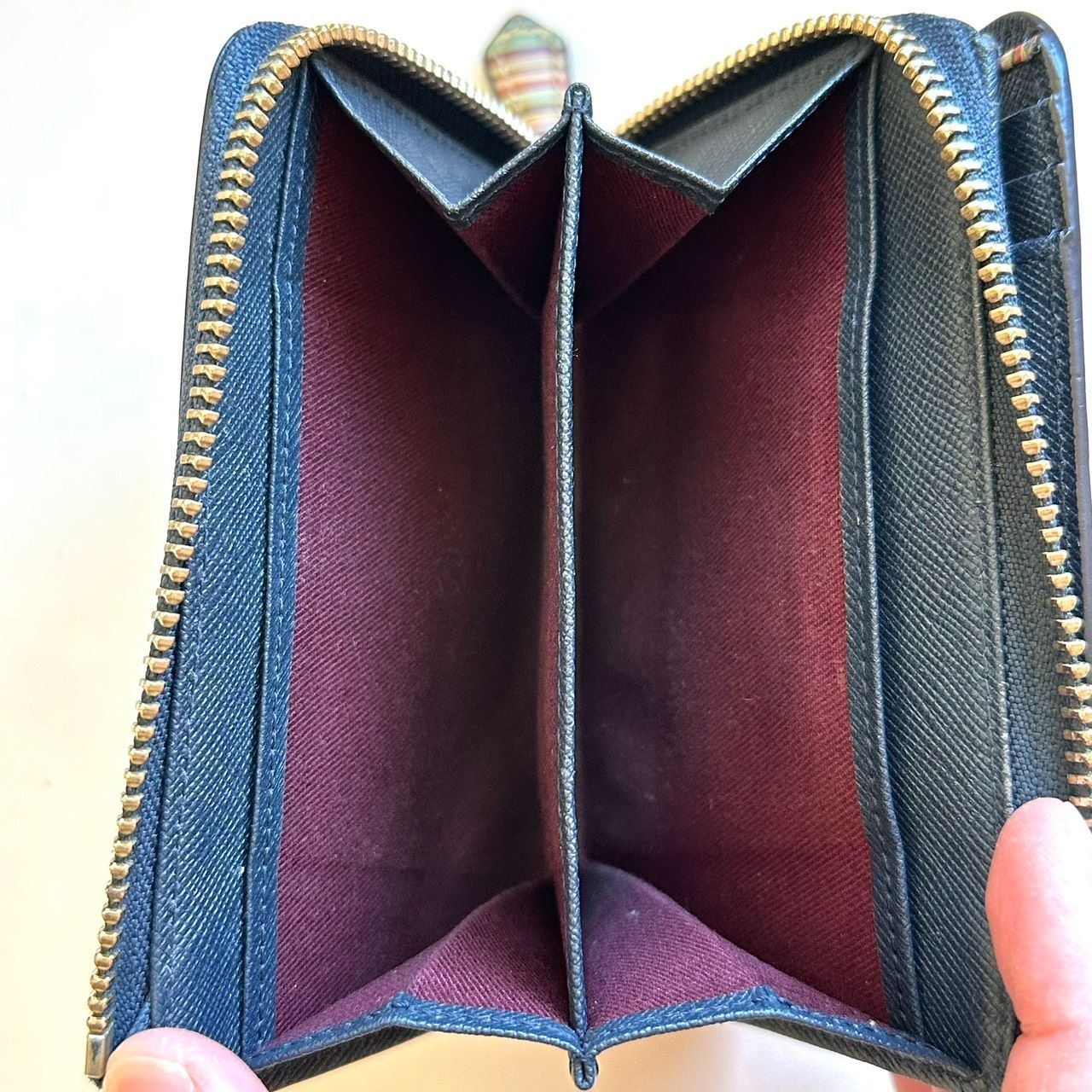 ポールスミス Paul Smith 二つ折り財布 ジップストローグレイン2