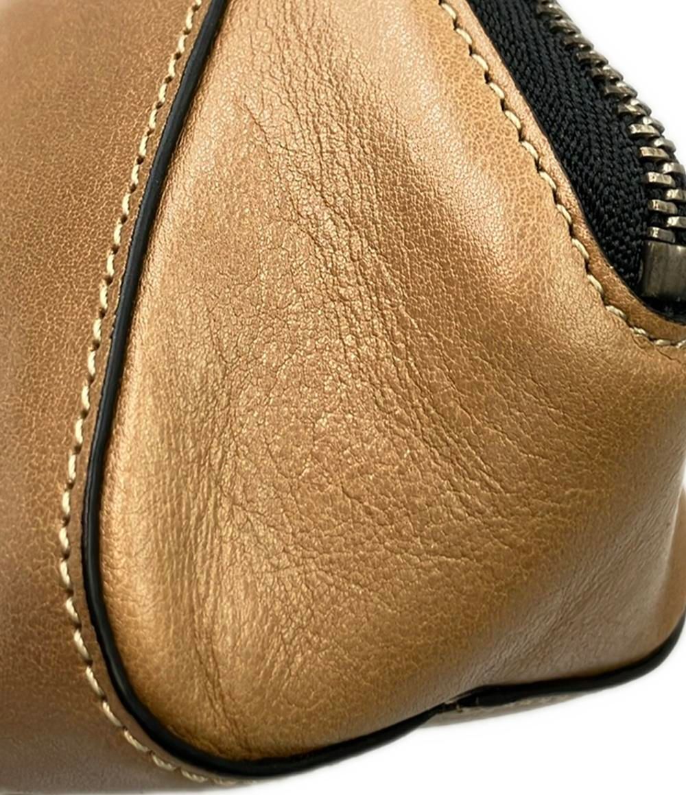 未使用品✨ LOEWE ロエベ ケース 小銭入れ ゴールド 金色 本革 袋 美品 ロエベ コインケース レディース LOEWE 超美品》LOEWE(ロエベ