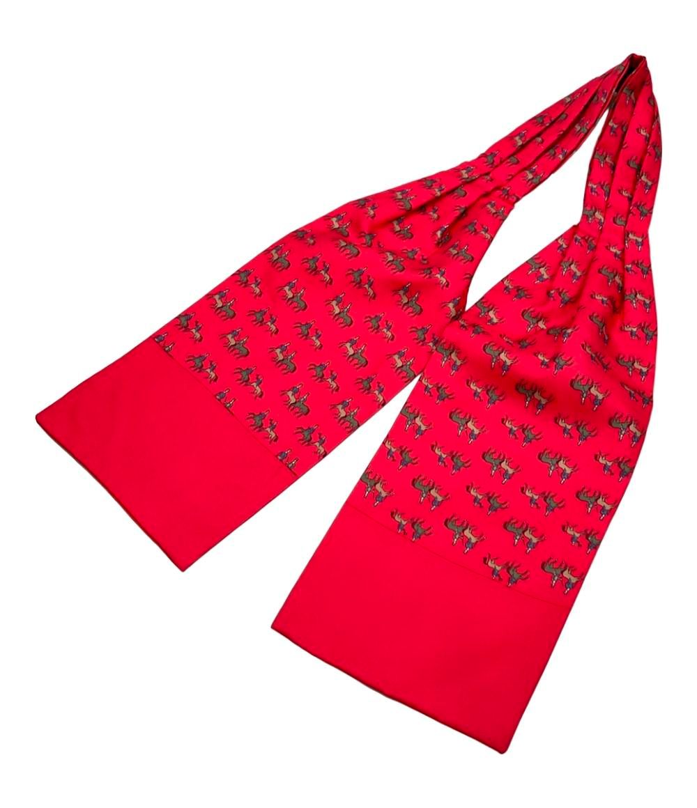 エルメス アスコットタイ シルク100% メンズ HERMES - メルカリ