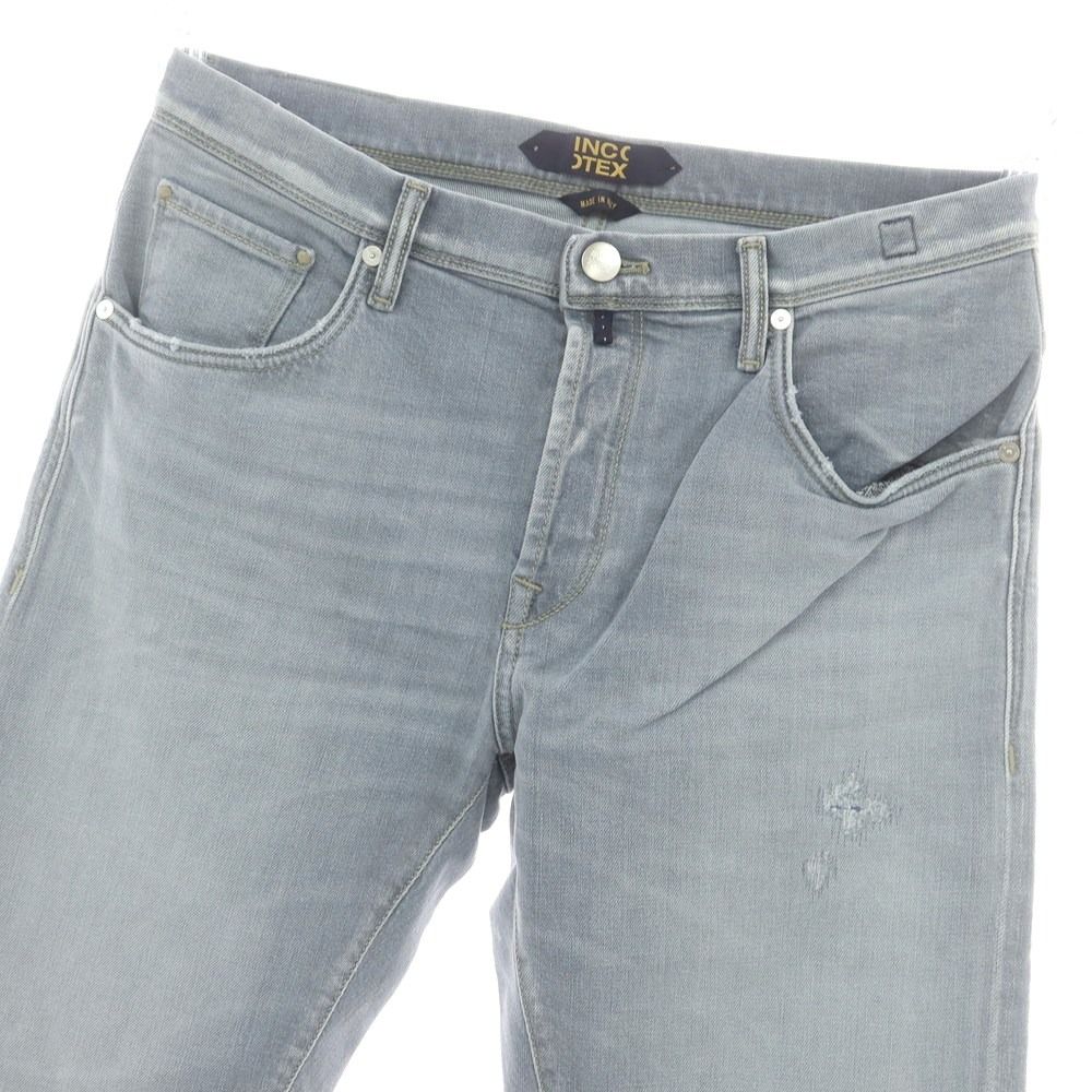 インコテックス　BLUE DIVISION スリム　デニムパンツ　グレー　30 INCOTEX BLUE DIVISION（インコテックス ブルーディヴィジョン）Slim
