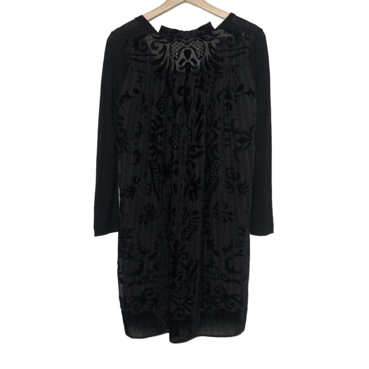 Sacai(サカイ) ワンピース サイズ1 S レディース - 14-02073 黒 クルー