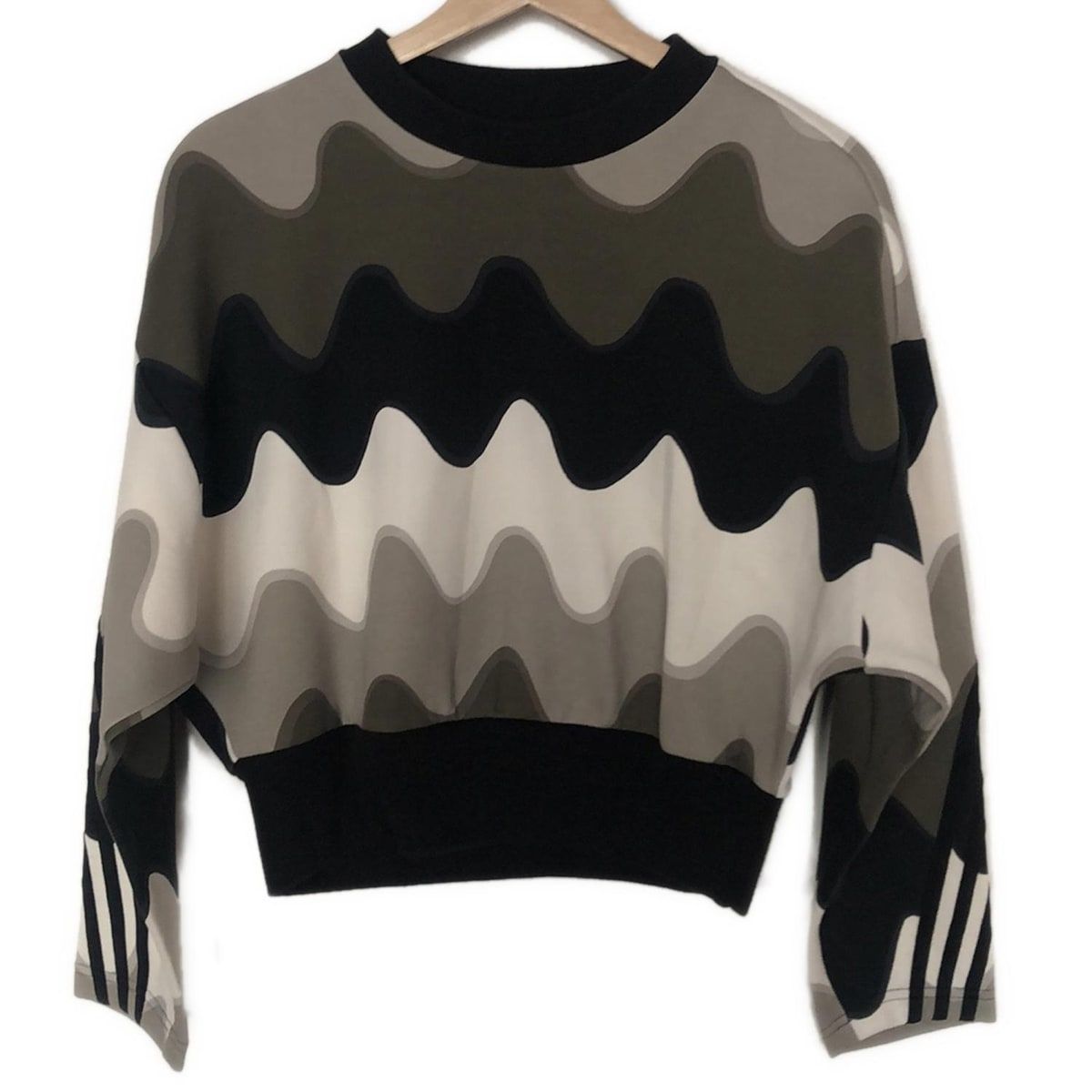 marimekko(マリメッコ) トレーナー サイズXS レディース - カーキ×白