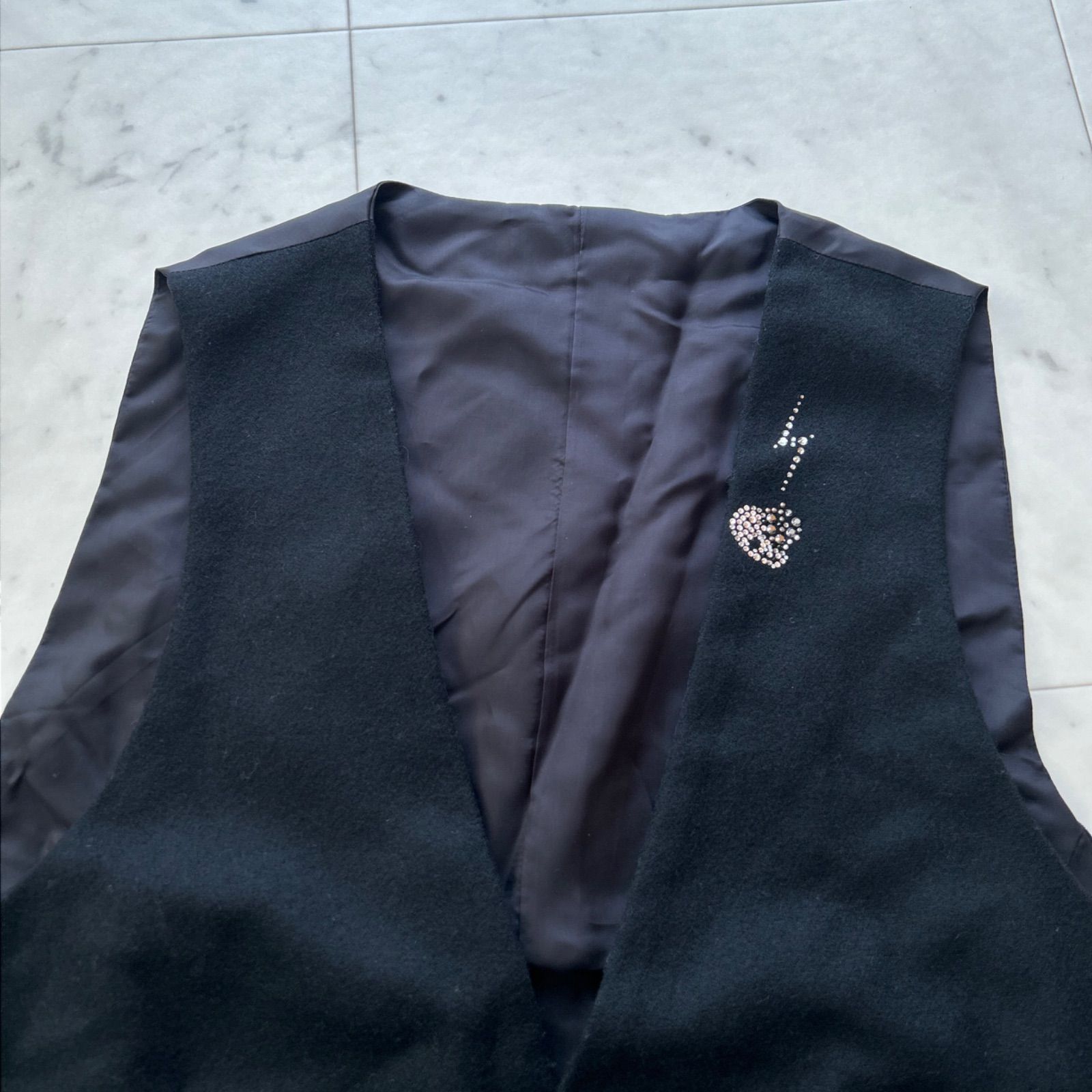 FranCisT_MOR.K.S フランシストモークス ベスト ジレ ブラック ライン