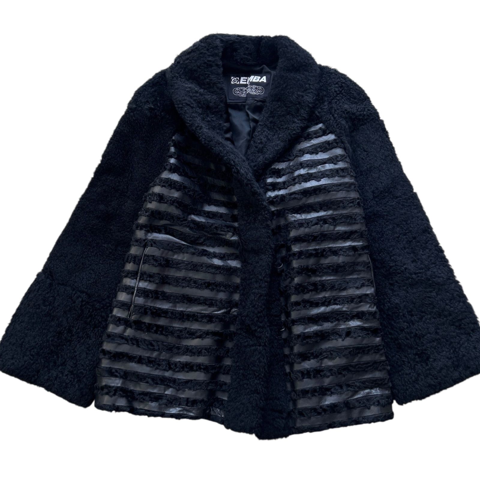 EMBA エンバ 希少 アメリカ産ブロードテール×ラムレザー ジャケット