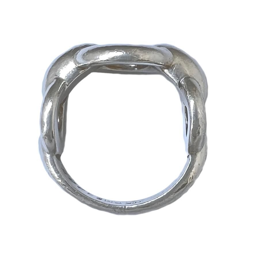 HERMES　ヴィンテージ　925　3連　ホースビット　53　オールド　リング HERMES エルメス リング ヴィンテージ 925 3連 ホースビット 53