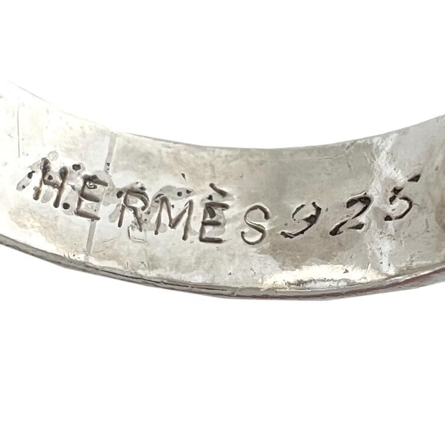 HERMES　ヴィンテージ　925　3連　ホースビット　53　オールド　リング HERMES エルメス リング ヴィンテージ 925 3連 ホースビット 53