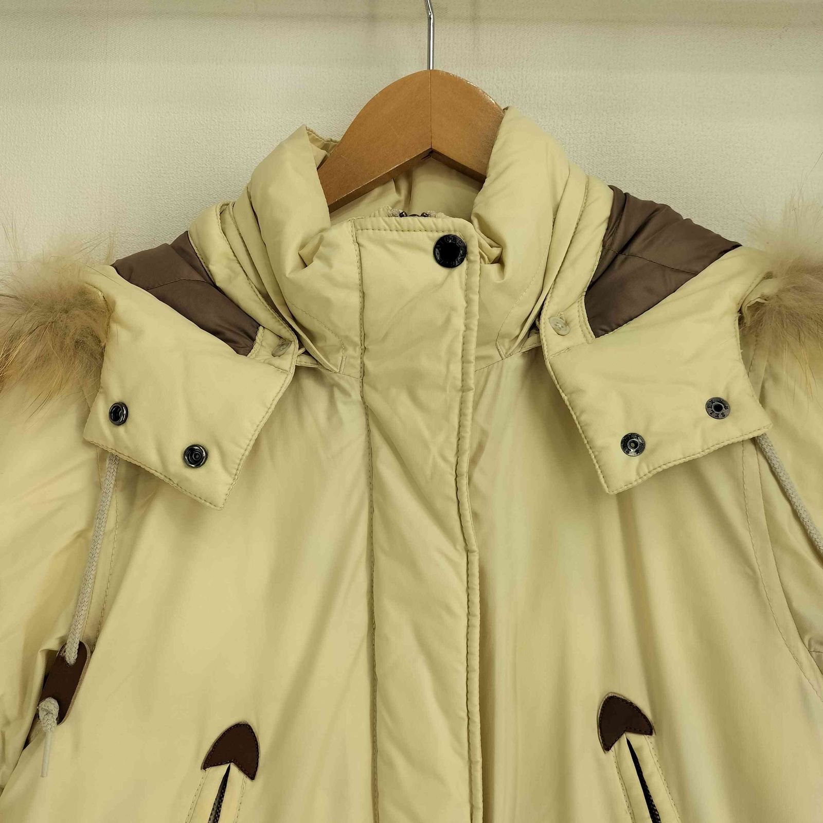 【美品】AIGLE 防寒 ダウンコート S WINDSTOPPER ファー付 AIGLE エーグル ダウンコート WINDSTOPPER ファー付 Sサイズ｜Yahoo