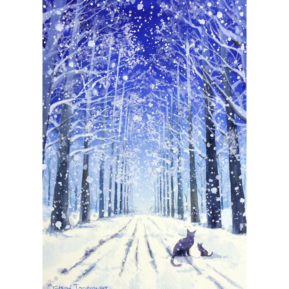 原画）花吹雪のように【A5サイズ／水彩画／#2838】 - メルカリ