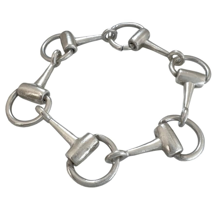 GUCCI グッチ ブレス ホースビット ヴィンテージ オールド 6リンク SV