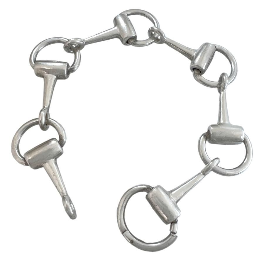 GUCCI グッチ ブレス ホースビット ヴィンテージ オールド 6リンク SV