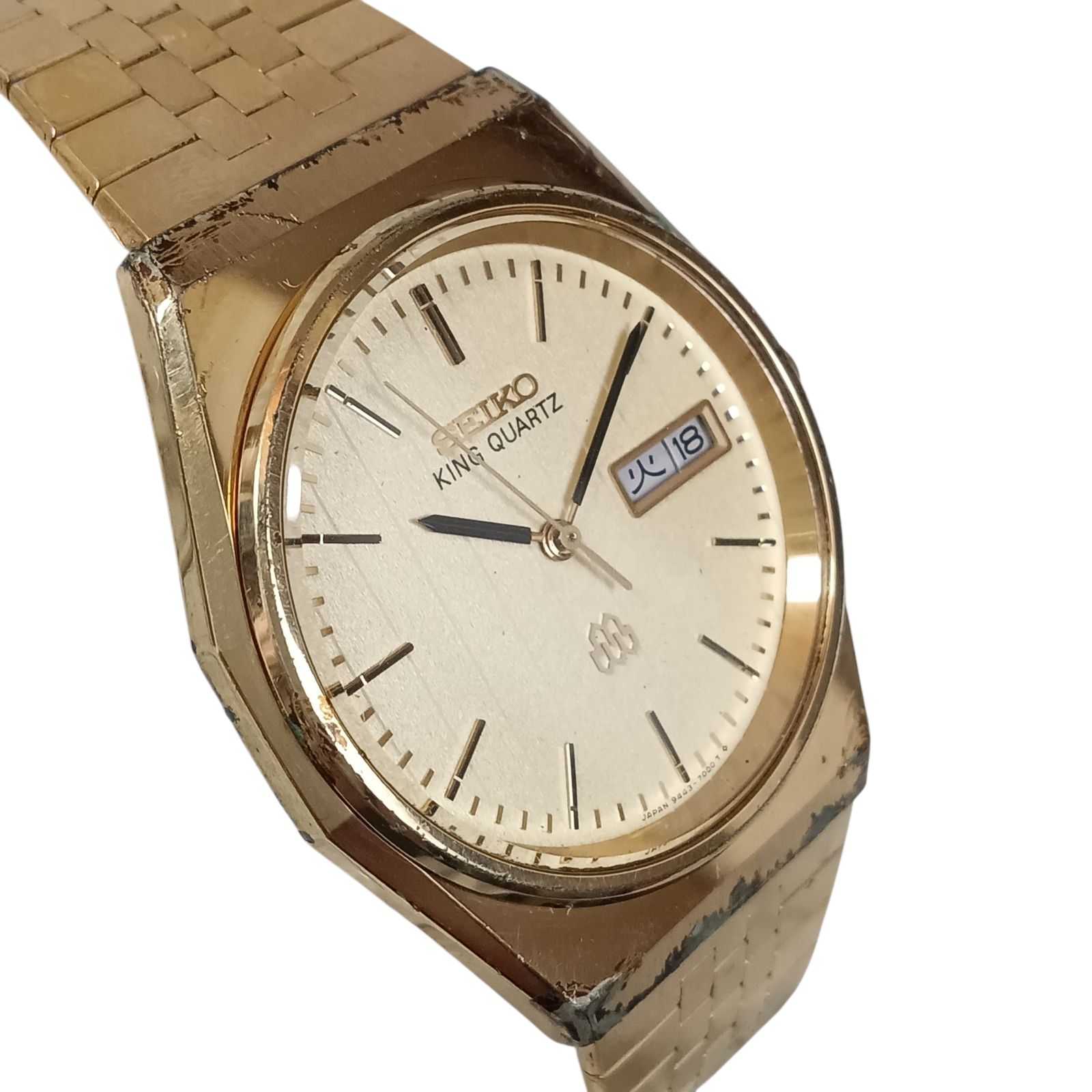 稼働 良品】1118-1 SEIKO KING QUARTZ セイコー キングクォーツ ツイン