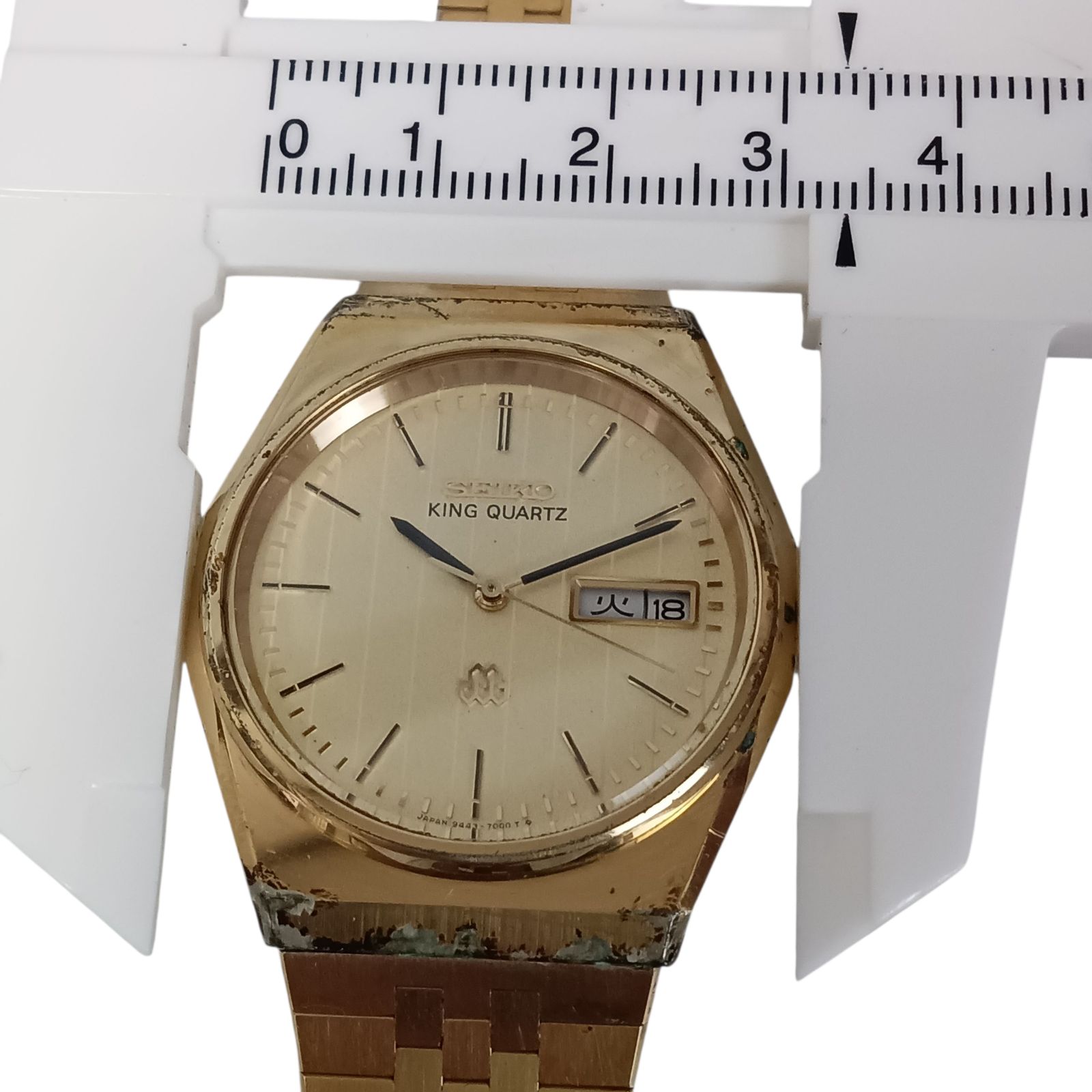稼働 良品】1118-1 SEIKO KING QUARTZ セイコー キングクォーツ ツイン