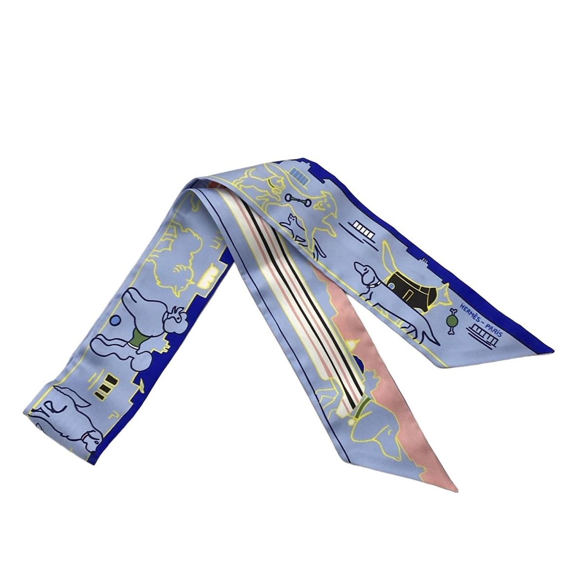 ツイロン　リボンスカーフ　HERMES エルメス 楽天市場】HERMES エルメス ツイロン ツイリー ロングスカーフ リボン