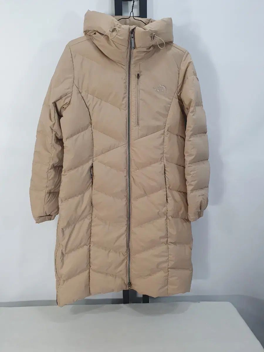 THE NORTH FACE ザノースフェイス ロング丈ダウンジャケット SUPERエア ダウン コート ベージュ s