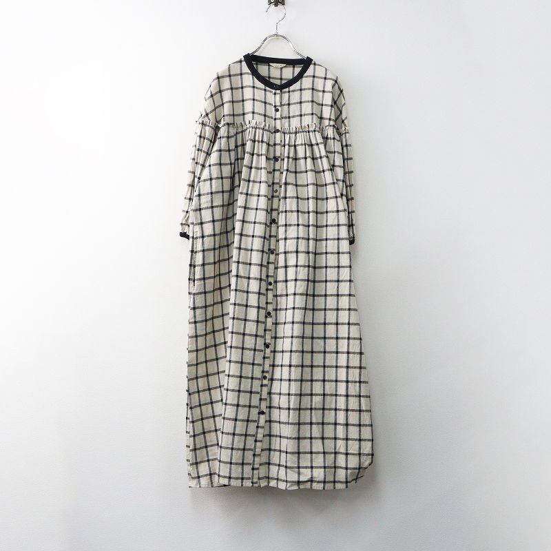 サマンサモスモス Samansa Mos2 SM2 配色ギャザーワンピース F