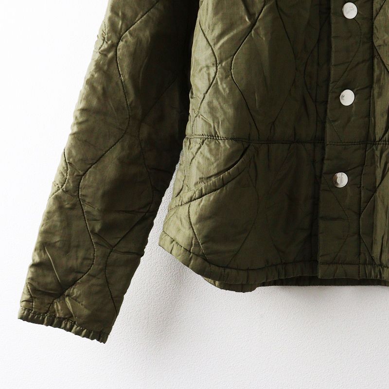 ティグルブロカンテ TIGRE BROCANTE ノーカラーキルティングジャケット