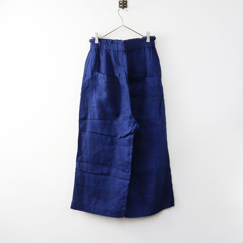 イチアンティークス ichi Antiquites リネン ギャザーイージーパンツ