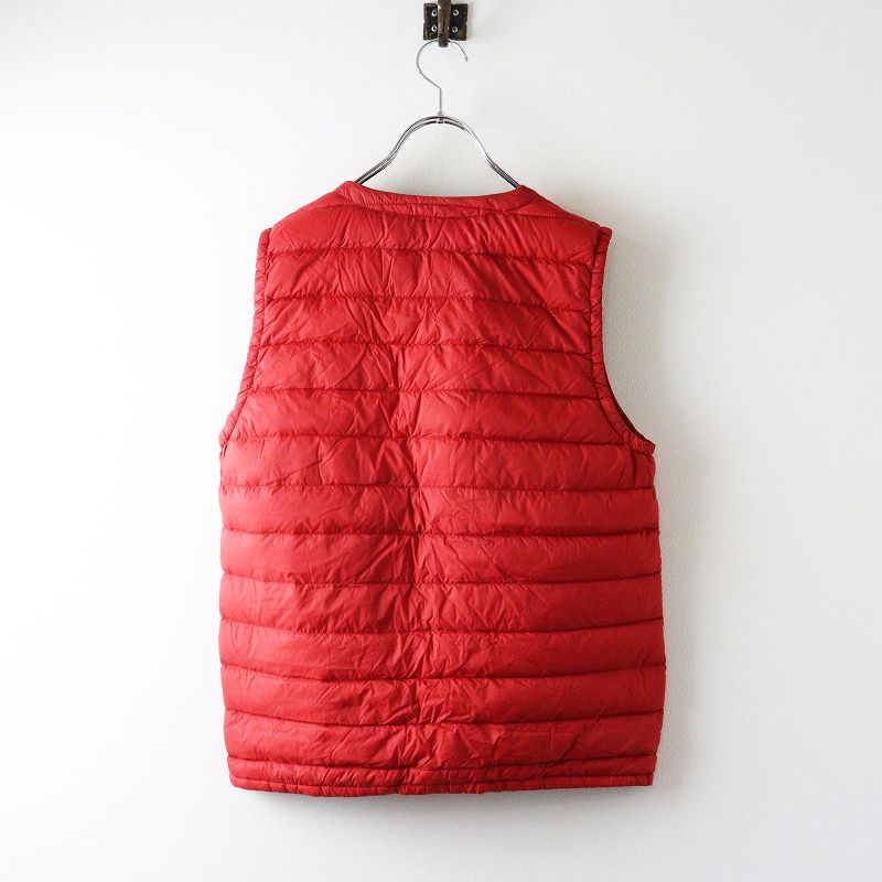 【美品】DANTON Vネック　インナーダウンベスト（42） DANTON◇Vネックインナーダウンベスト/42/ナイロン/BLK DANTON