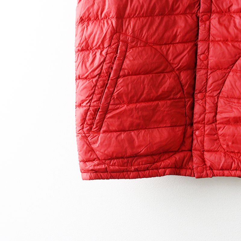 ダントン DANTON JD-8632 Vネックインナーダウンベスト 38＼レッド