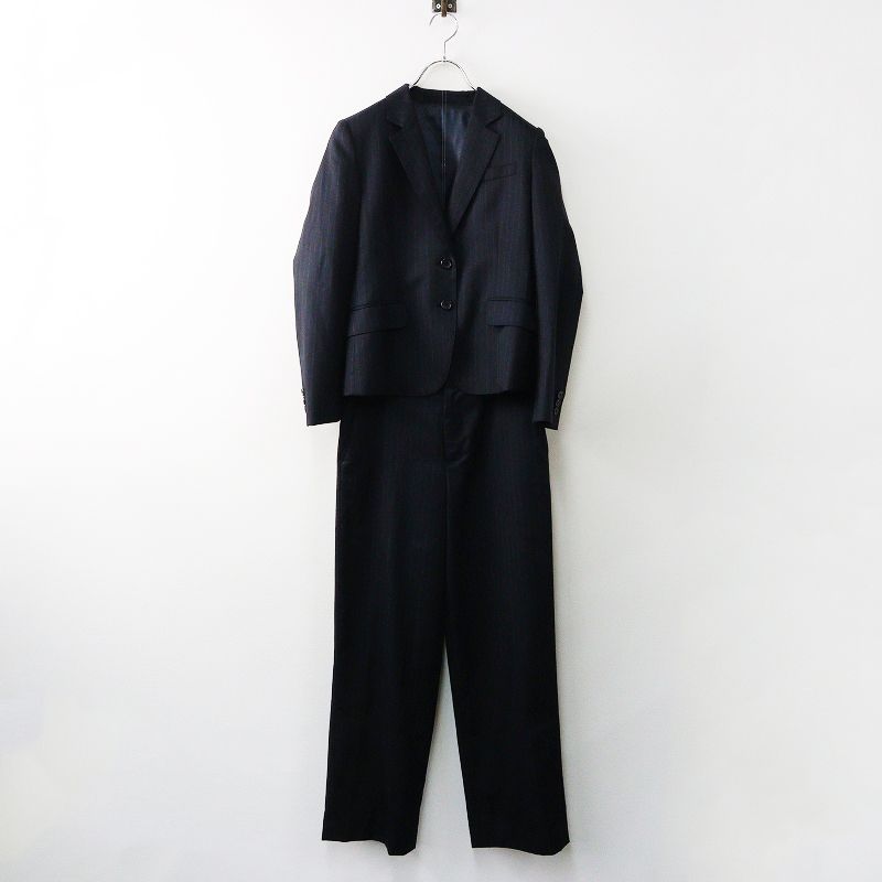 マーガレットハウエル MARGARET HOWELL ピンストライプ ウール パンツ