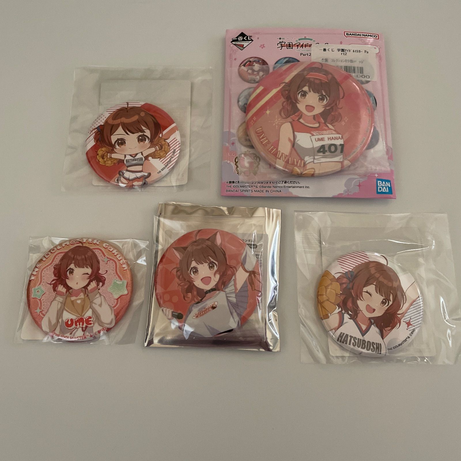 花海佑芽 学園アイドルマスター 缶バッジ計5点 id:8nq - メルカリ
