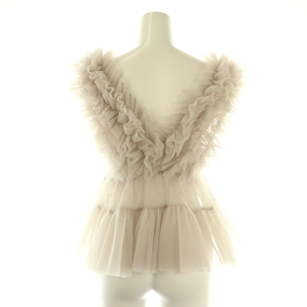 eimy istoire チュールフリルボリュームベスト チュールフリルボリュームベスト