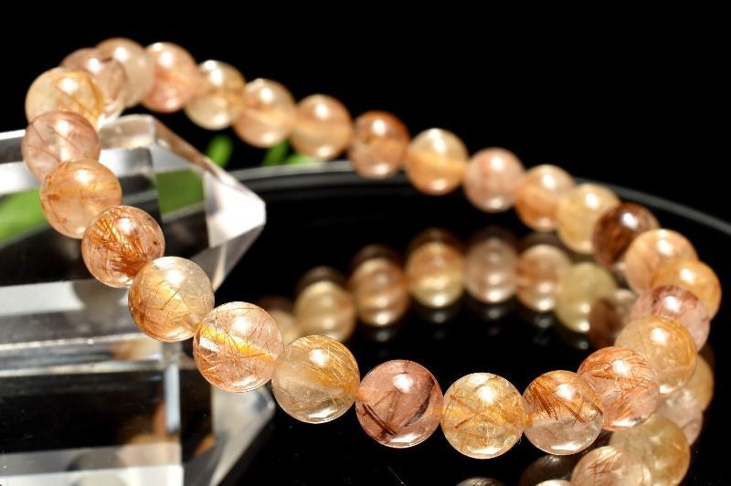 1点物】虎色の密集針 タイガータイチンルチルクォーツ 6.5mm