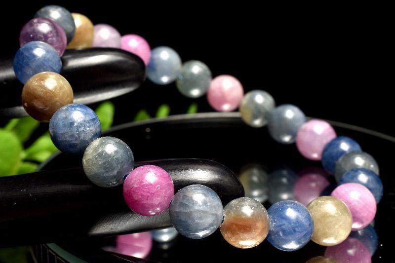 サファイア ブレスレット コランダム アクセサリー バングル 自然石