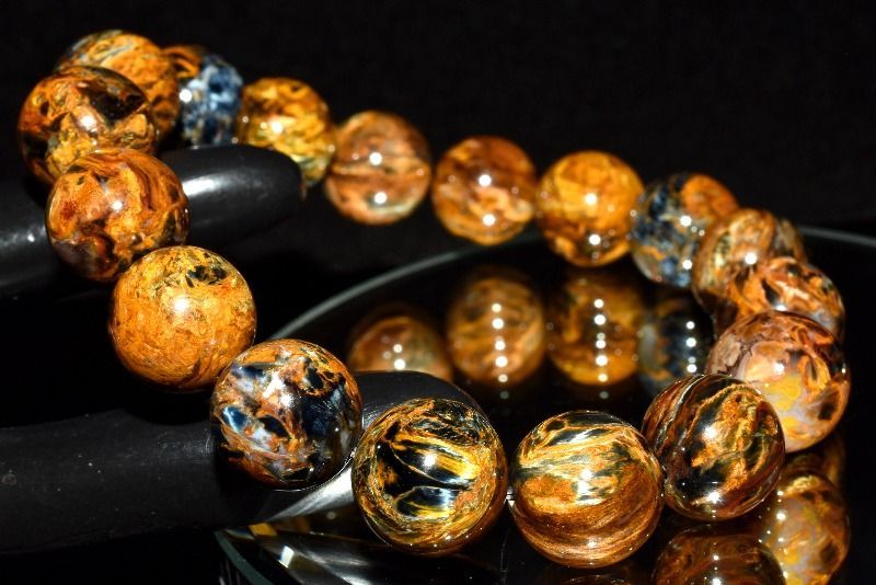 【新入荷】ブルーピーターサイトブレス12㎜（新品未使用）油絵　シャトヤンシー 新入荷】ブルーピーターサイトブレス12㎜（新品未使用）油絵