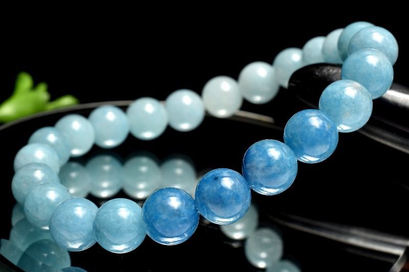 【１点物】希少高発色 トロレアイト(トロール石)　8mm　グラデーション ブレスレット パワーストーン 天然石 _MC922