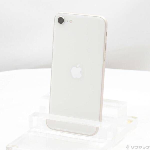 中古品〕 iPhone SE 第3世代 64GB スターライト MMYD3J／A SIMフリー