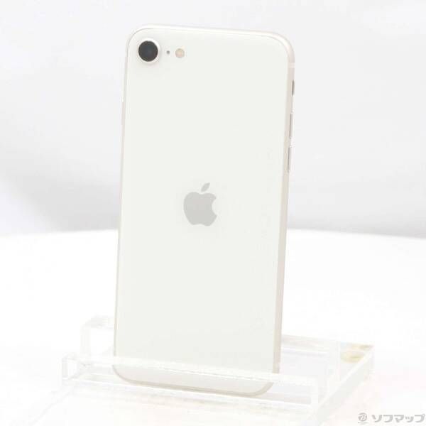 64GB スターライト SE 第3世代 iPhone SIMフリー MMYD3J⁄A APPLE 〔中古