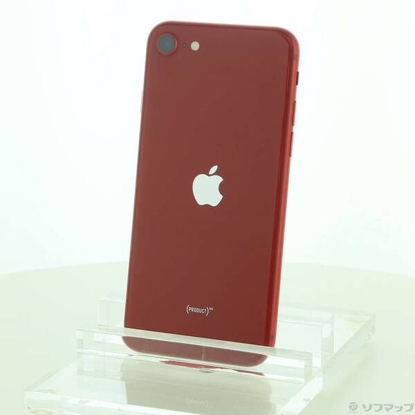 〔中古品〕 iPhone SE 第3世代 64GB プロダクトレッド MMYE3J／A SIMフリー【295】